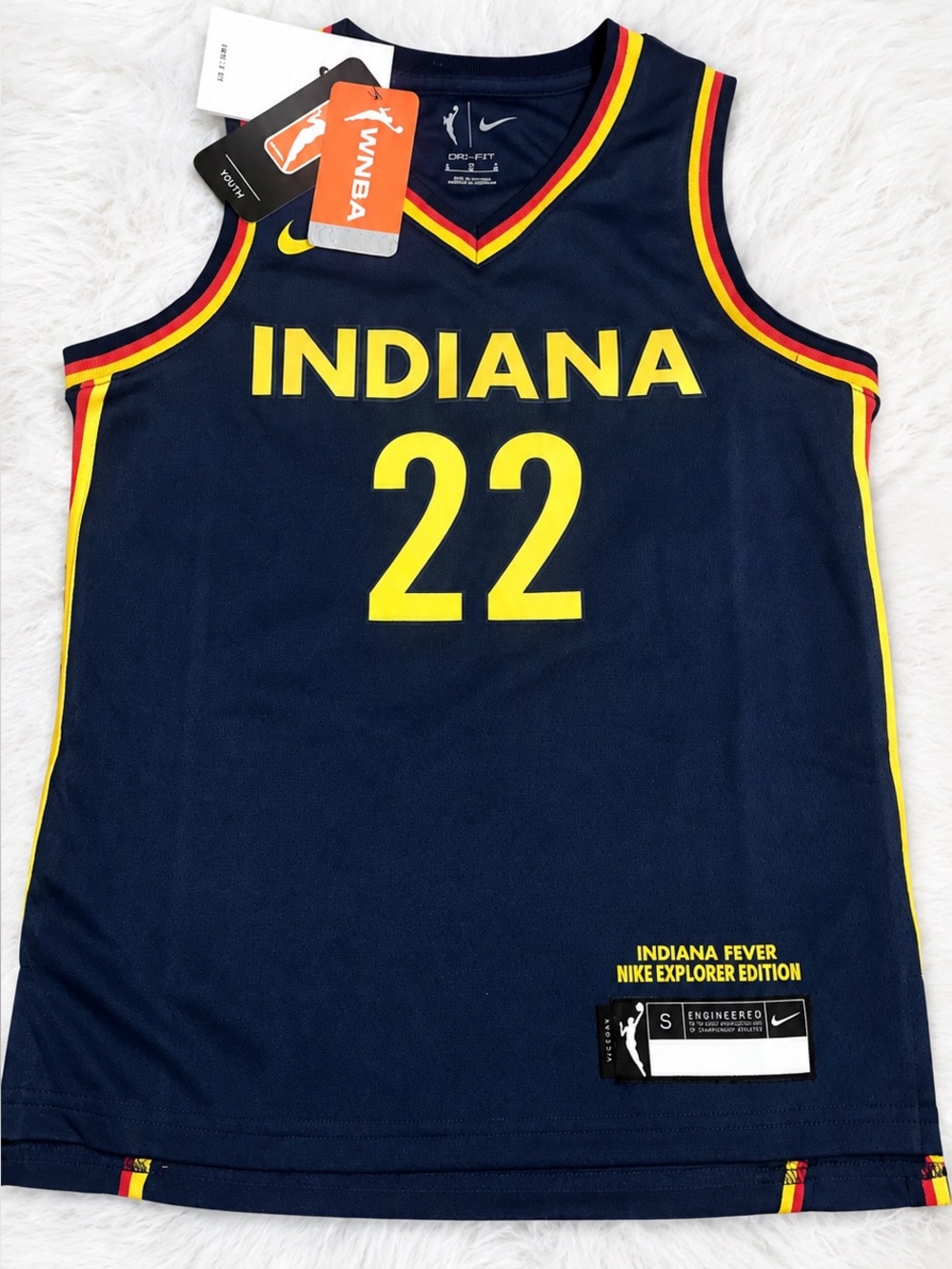 Nike Youth Indiana Fever Caitlin Clark #22 Explorer Jersey